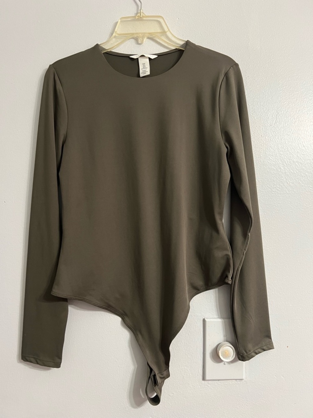 H&M Olive Green Long Sleeve Bodysuit